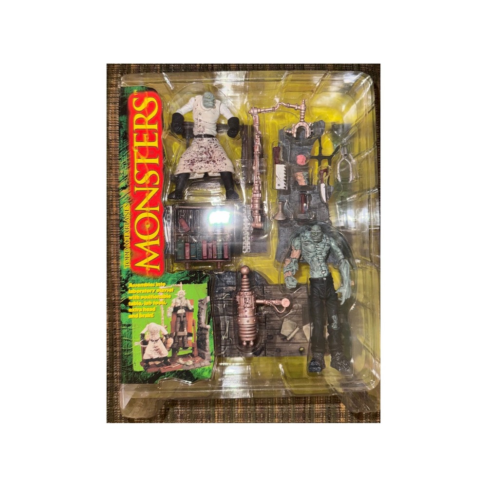 McFarlane Monsters Series 1 Frankenstein Playset Action Figure New NIB 1997